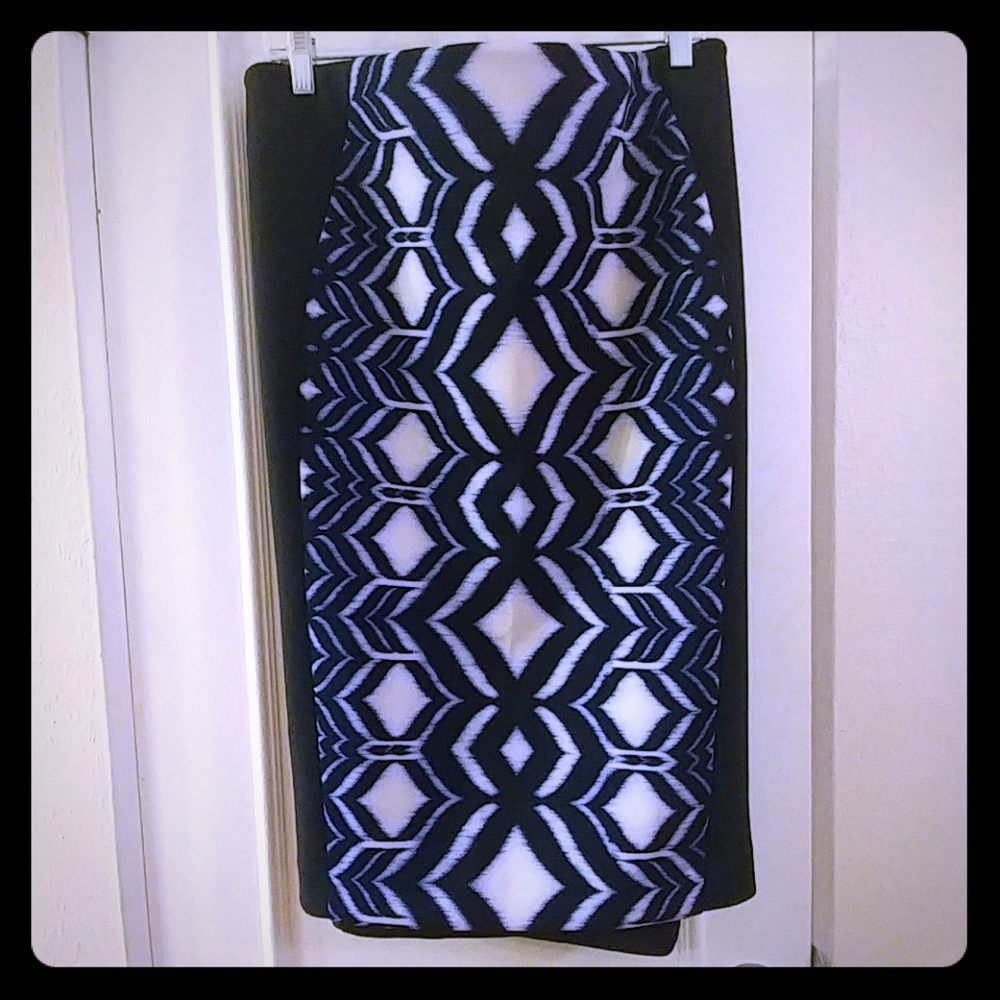 Ikat print skirt